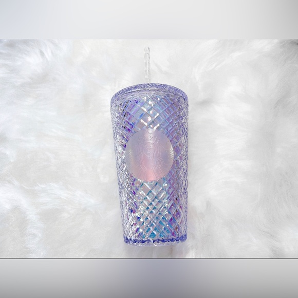 NEW Starbucks Iridescent Unicorn Bling Jeweled Set Venti, Grande & Keychain - Picture 5 of 7